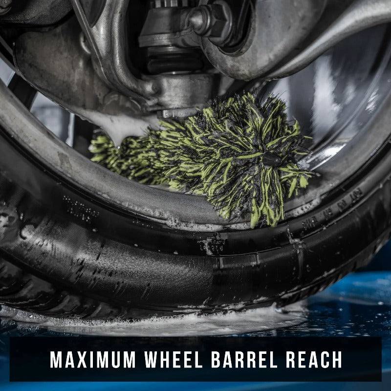 🛞 Ultra-Reach Deep Clean Brush 🧽 | Wheel Barrel Cleaning Brush, 1 Pack ✨