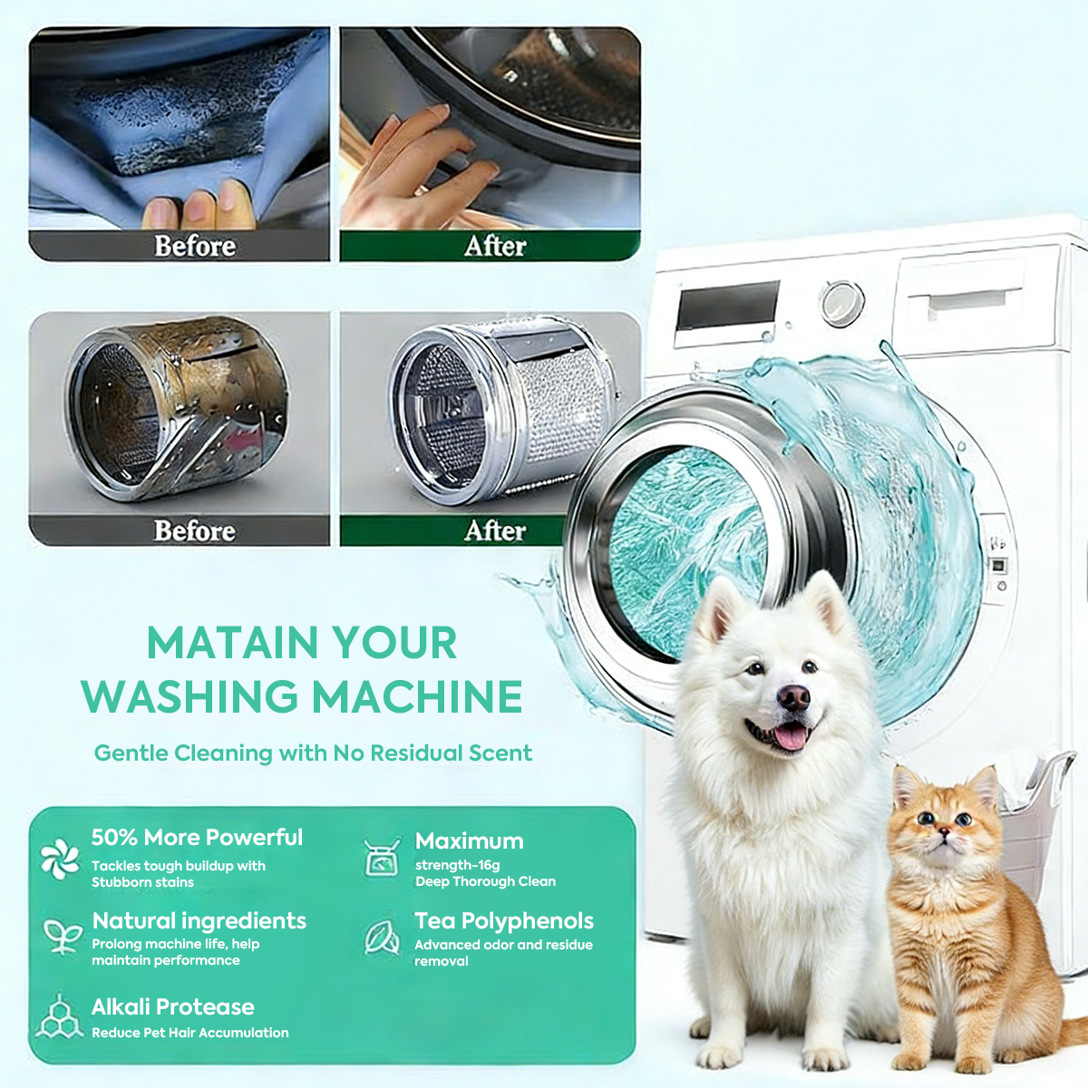 Eco Washer Cleaner: Beat Pet Odors