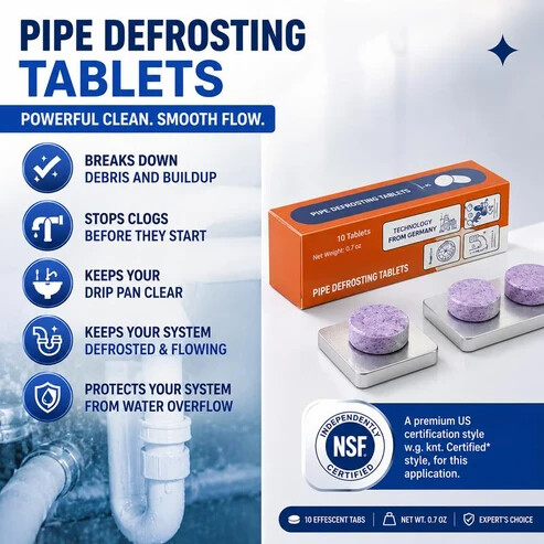 🔥🔥Powerful Pipe Declogging & Cleaning Tablets