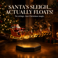 🎅🎅 Floating Santa Sleigh with 4 Reindeer – Magnetic Levitation Christmas Display