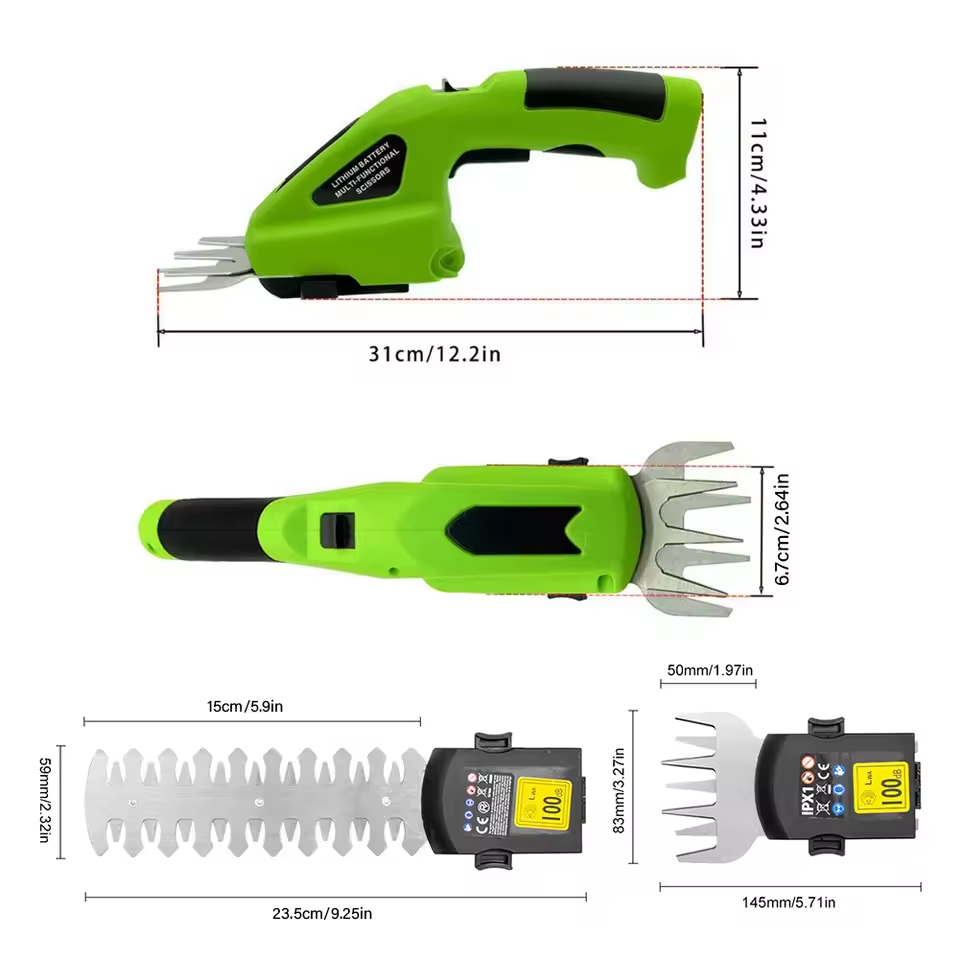 🔥2-in-1 cordless shears and hedge trimmer