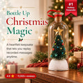 🎄🎙️ RUXACTY Recordable Christmas Message in a Bottle Ornament – Voice Keepsake 🎁✨